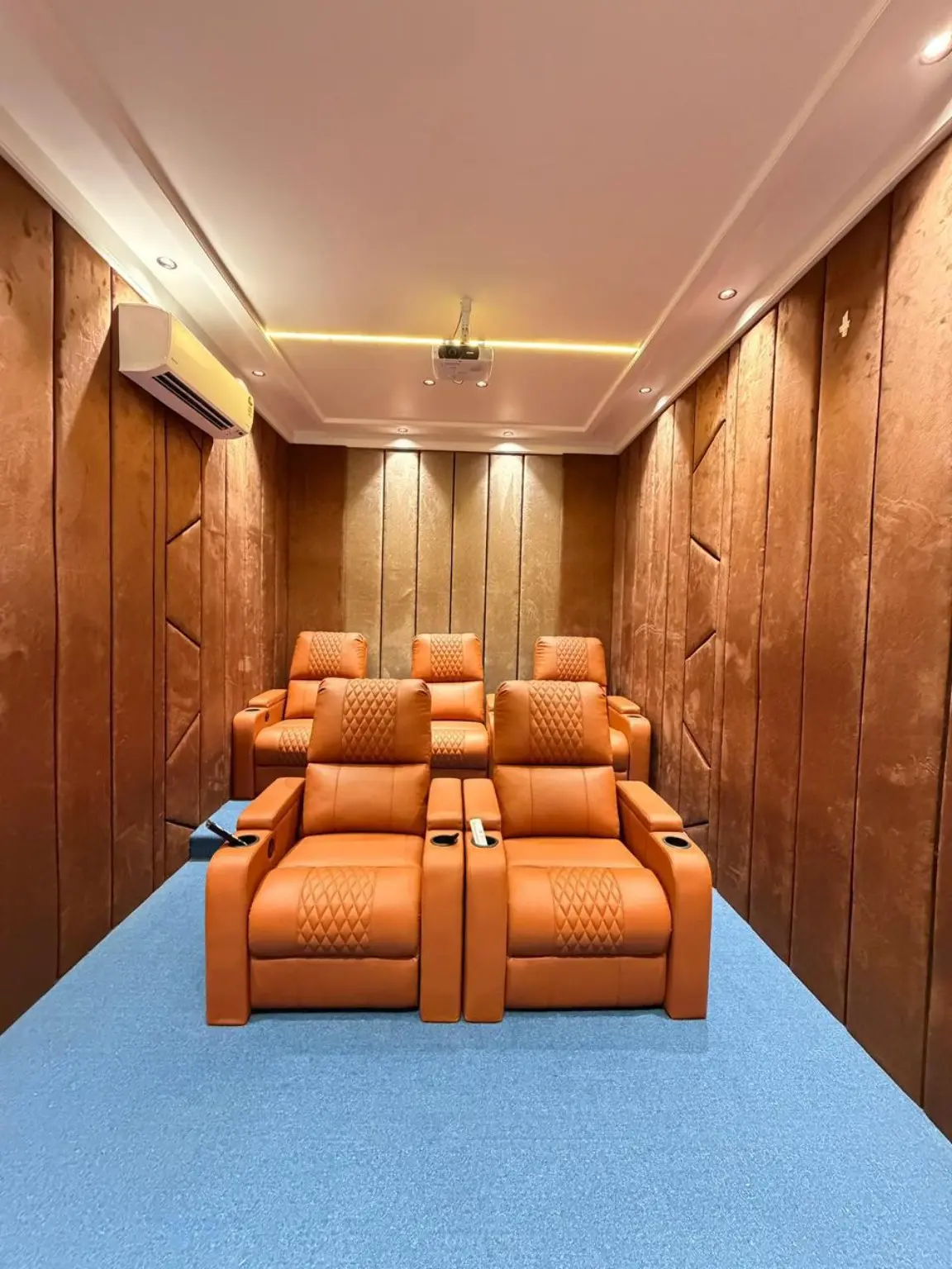 Private home theatre inside the villa
